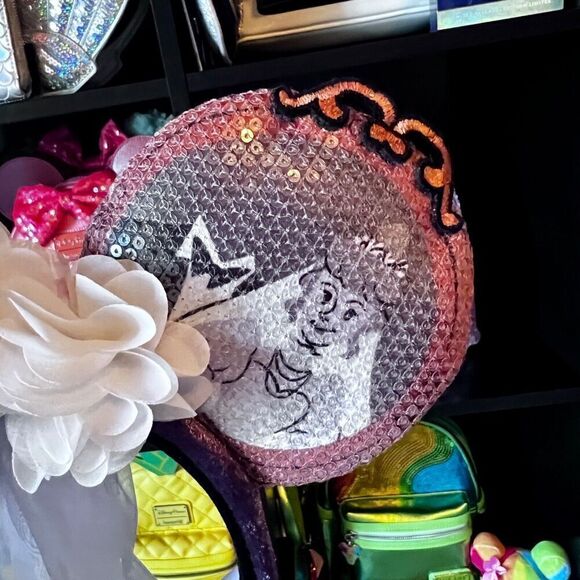 NEW Ghost Bride Ears with Veil Headband The Haunted Mansion NWT Disney Minnie - Picture 5 of 6